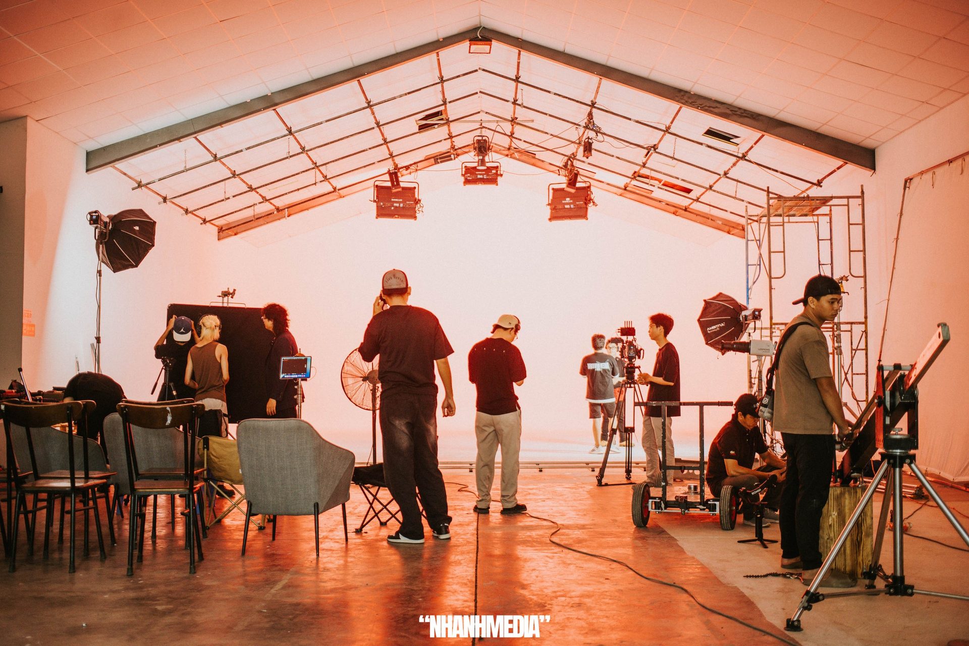 Behind the scenes