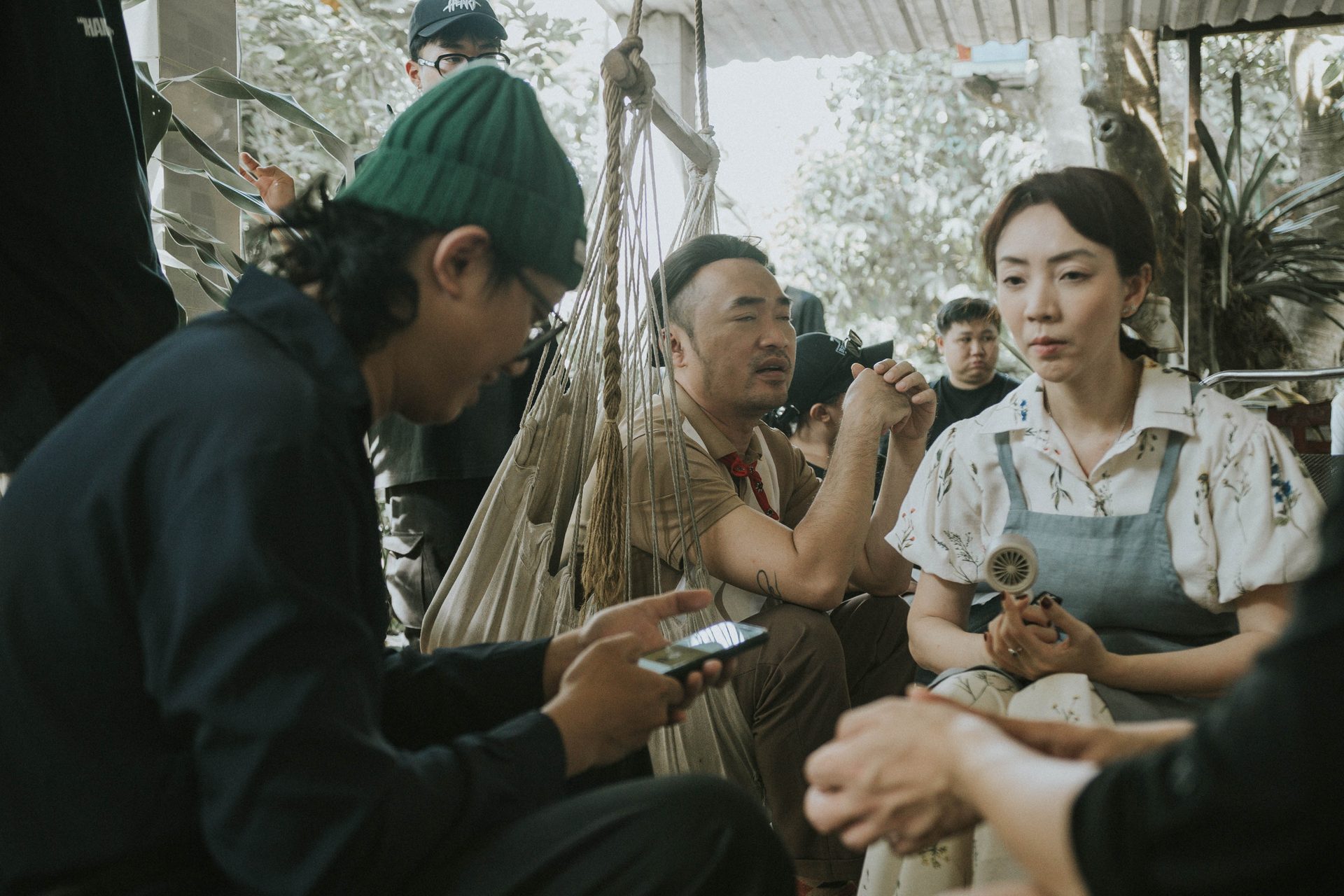 Director on set